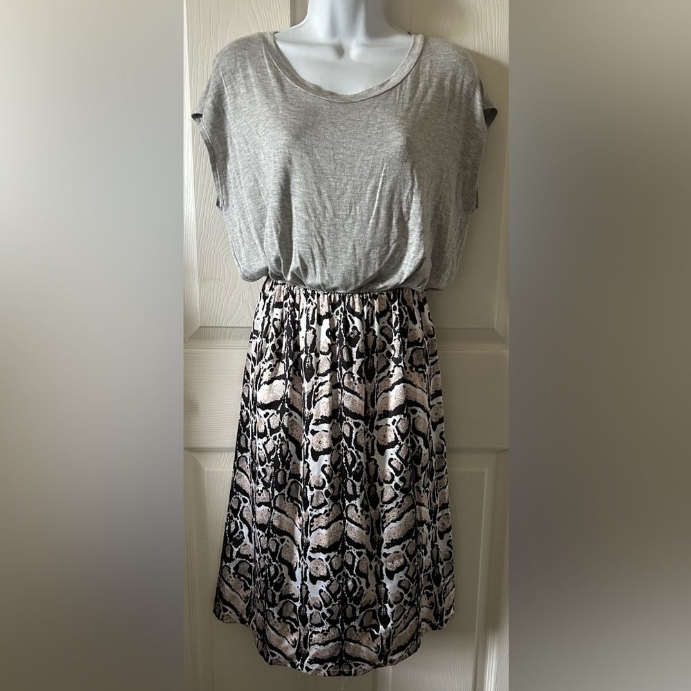 Loyd/Ford Palm Springs Women’s Loy-Tee Animal Print Jersey Top Silk Dress Sz‎ 6 - Picture 16 of 16